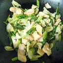 鶏肉と青梗菜の野菜炒め